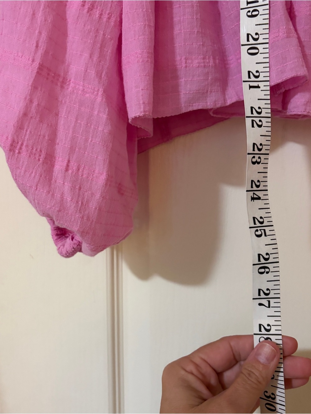 Free People Pink Billowy Peasant Top - Picture 8 of 10